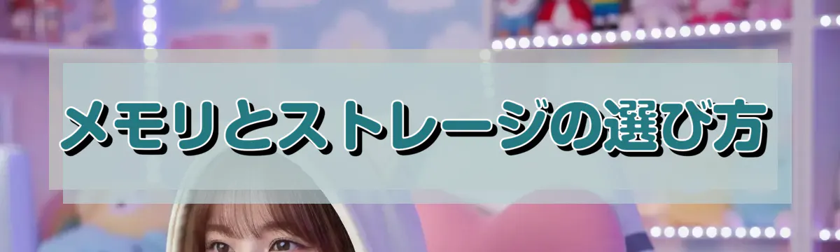 メモリとストレージの選び方