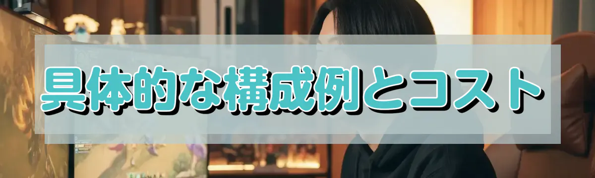 具体的な構成例とコスト