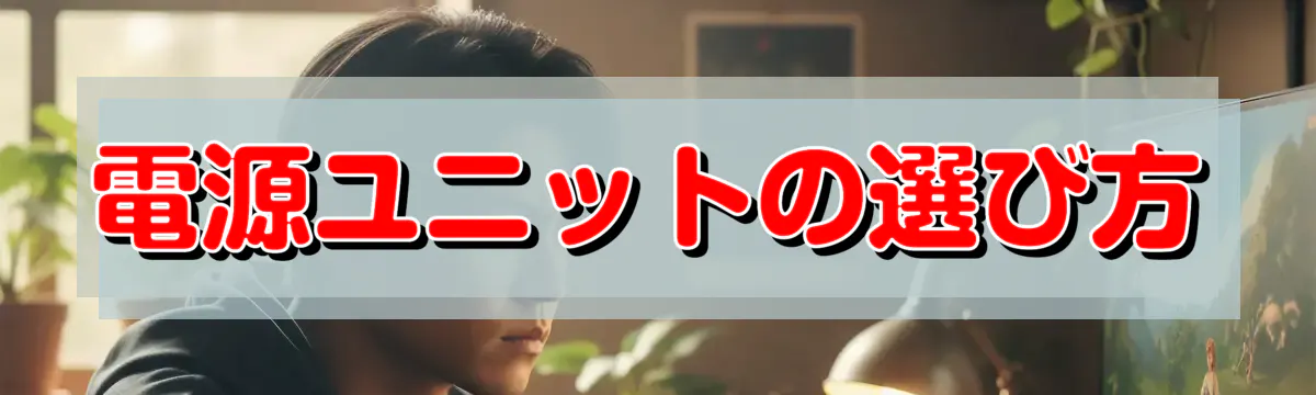電源ユニットの選び方