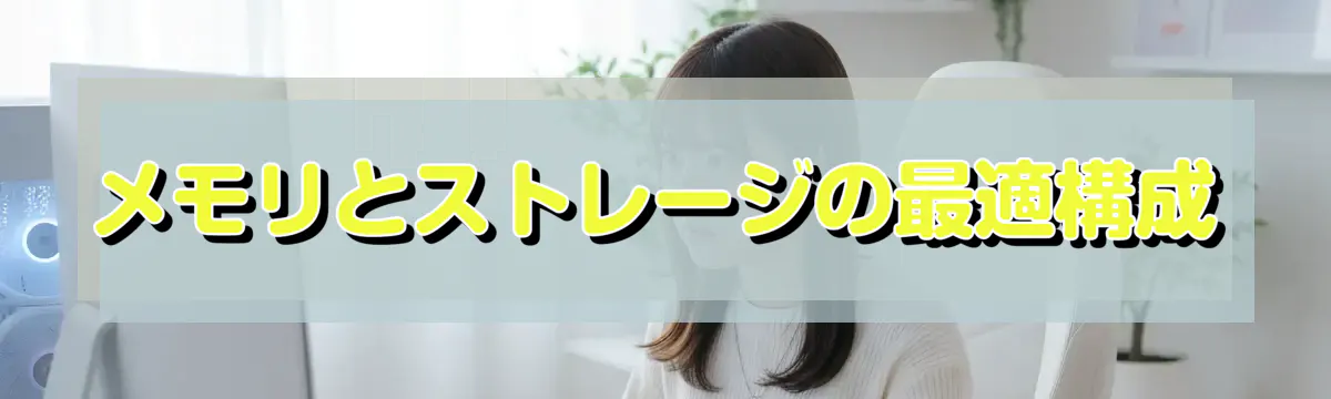 メモリとストレージの最適構成