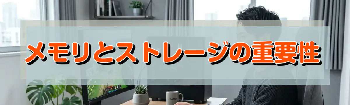 メモリとストレージの重要性