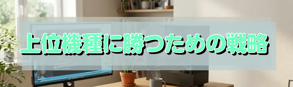 上位機種に勝つための戦略