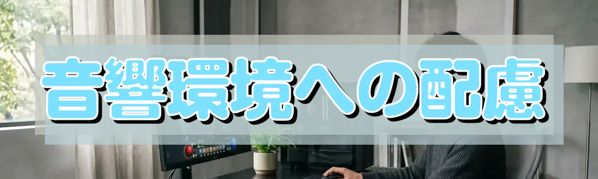 音響環境への配慮