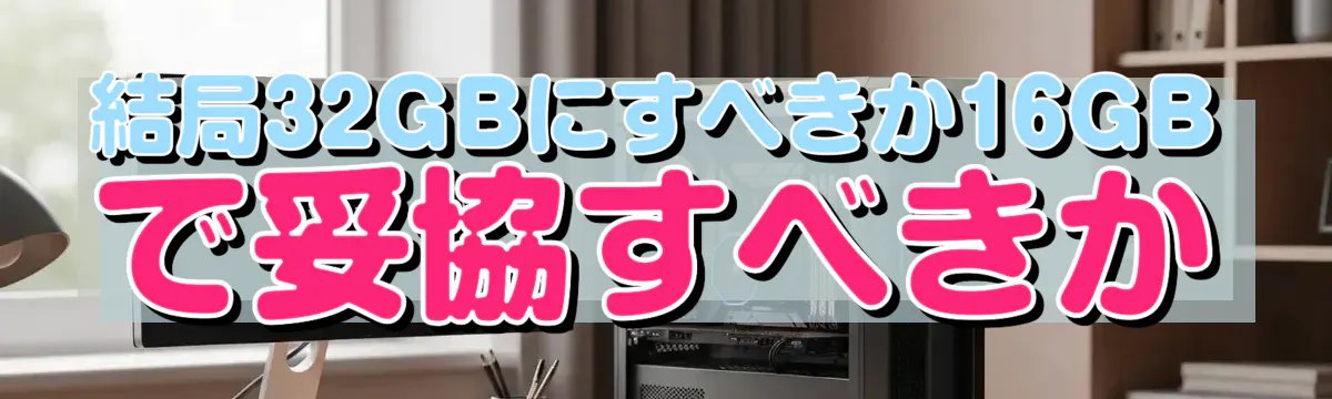 結局32GBにすべきか16GBで妥協すべきか