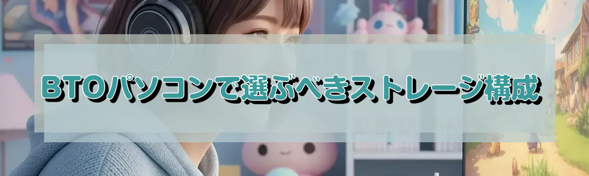 BTOパソコンで選ぶべきストレージ構成