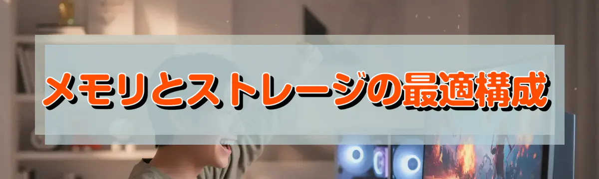 メモリとストレージの最適構成