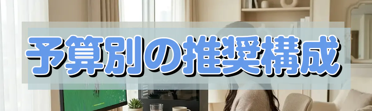 予算別の推奨構成