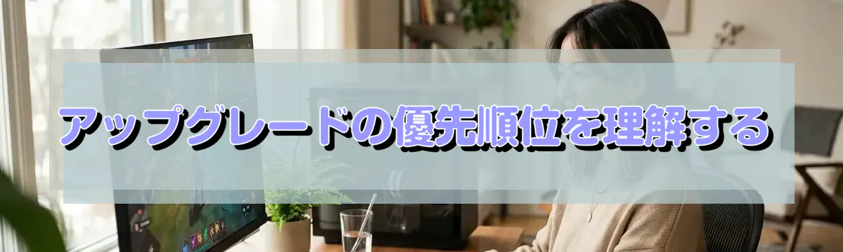 アップグレードの優先順位を理解する