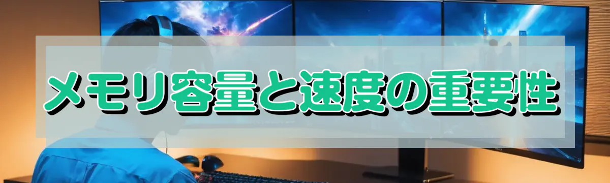 メモリ容量と速度の重要性