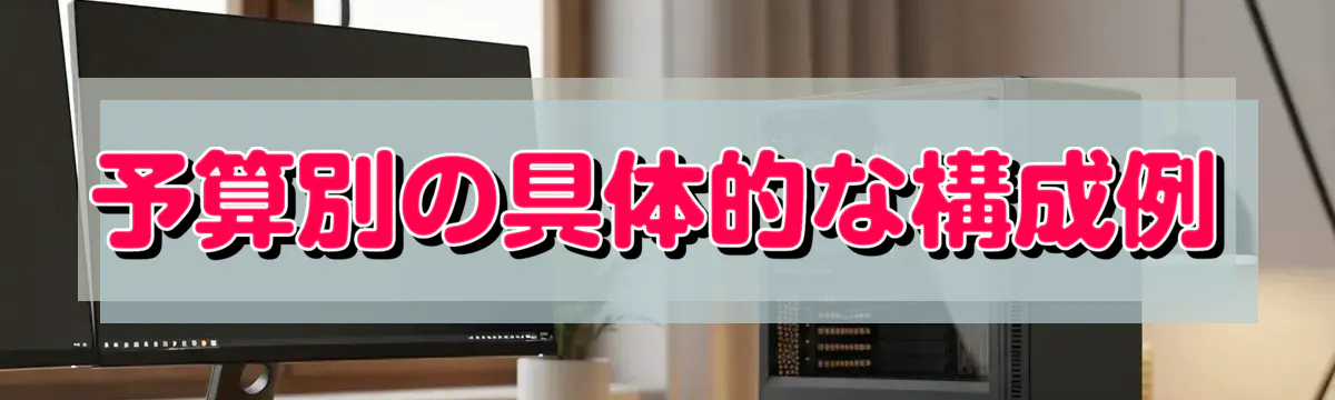 予算別の具体的な構成例