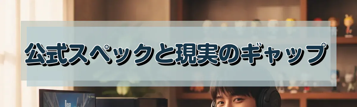 公式スペックと現実のギャップ