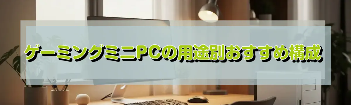 ゲーミングミニPCの用途別おすすめ構成