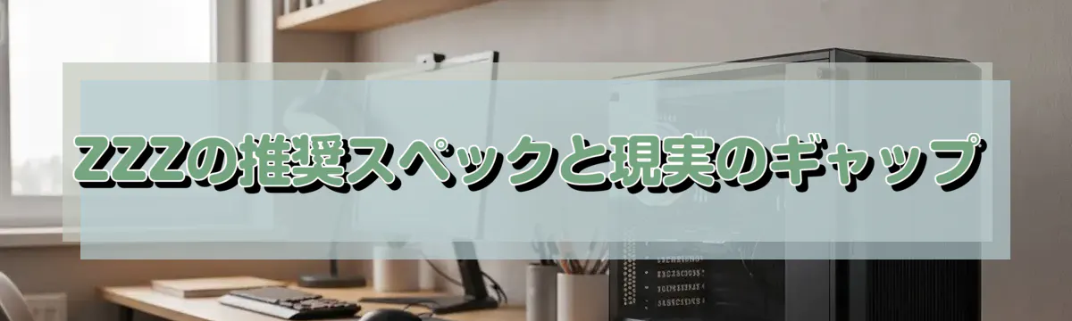 ZZZの推奨スペックと現実のギャップ