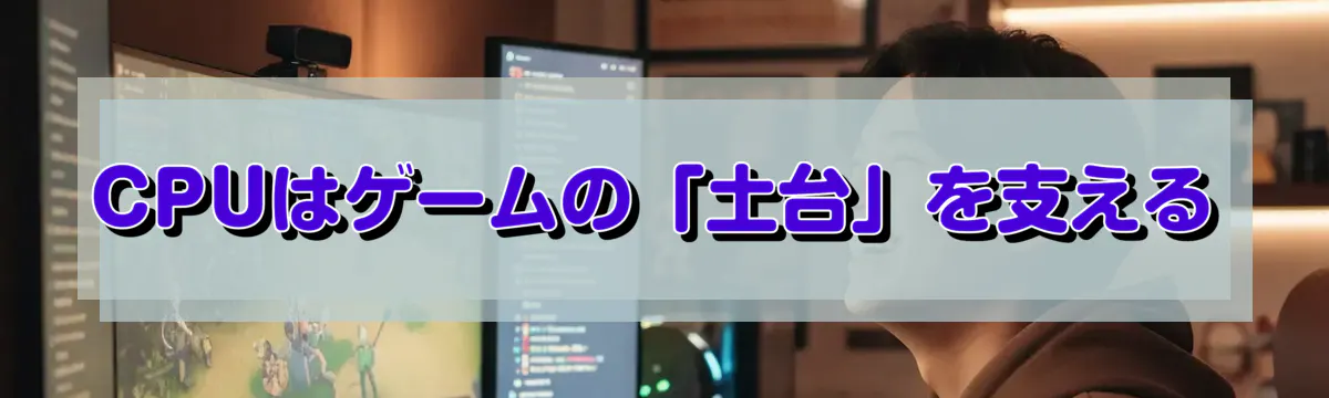 CPUはゲームの「土台」を支える