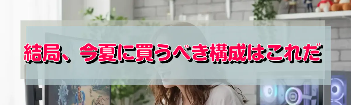 結局、今夏に買うべき構成はこれだ