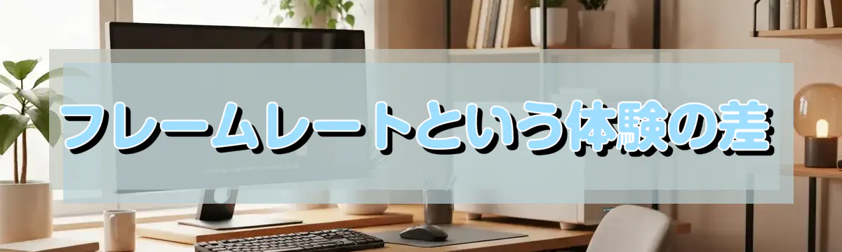 フレームレートという体験の差